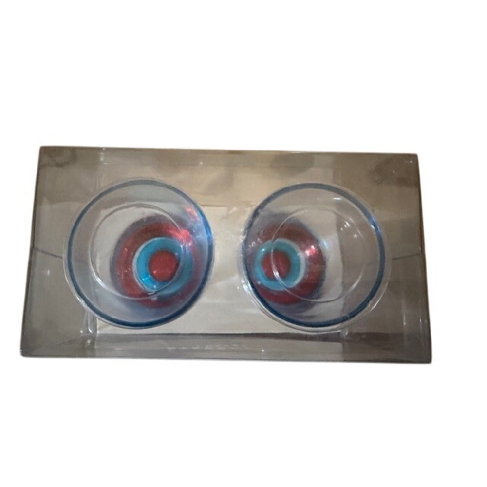 Vintage Starbucks Espresso Coffee Bar Bullseye Shot Glasses 2005 New - Picture 2 of 3